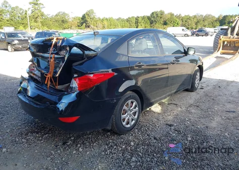 2013 Hyundai Accent Gls z USA, uszkodzony, nr VIN KMHCT4AE7DU397478
